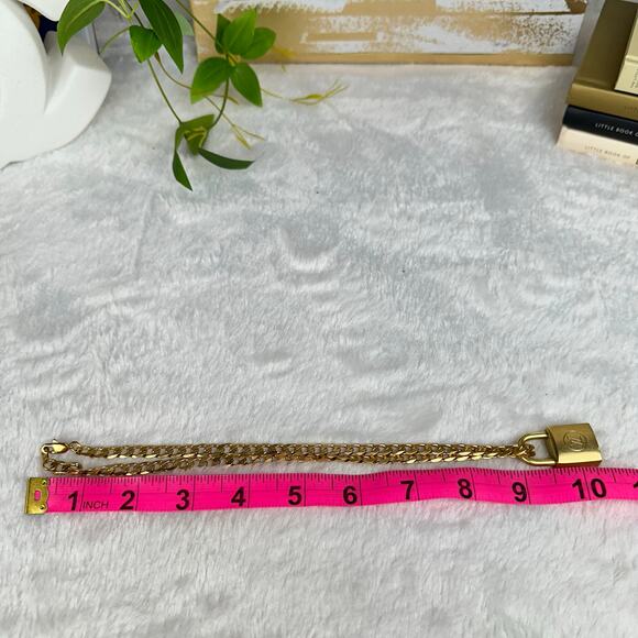 Louis Vuitton auth vintage Lock comes with chains for necklace Great Gift CUTE! - Picture 5 of 6